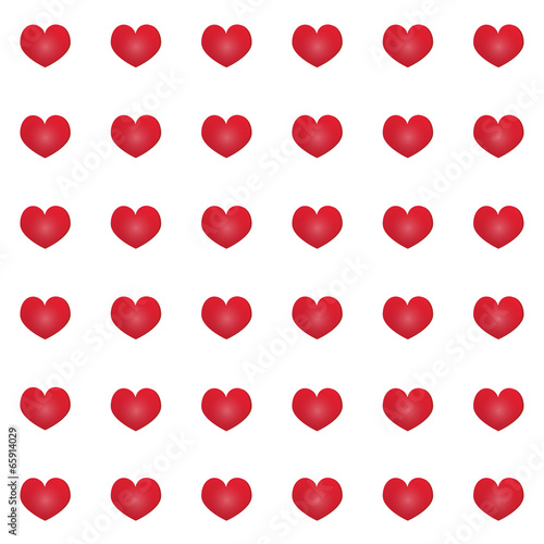 Background with pattern of hearts