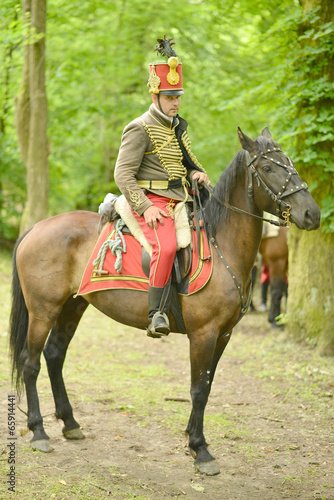 Hussar, Cavalier on a horse