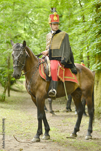 Hussar, Cavalier on a horse