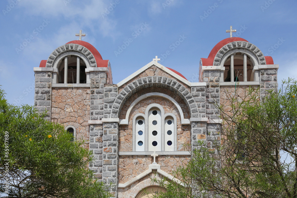 Kirche in Agia Marina auf der Insel Leros Kirche in Agia Marina auf der Insel Leros