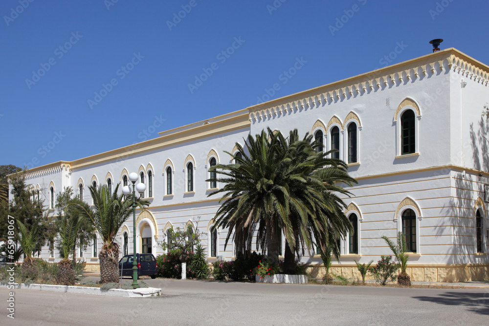ehemalige Marine-Kaserne in Lakki, Leros