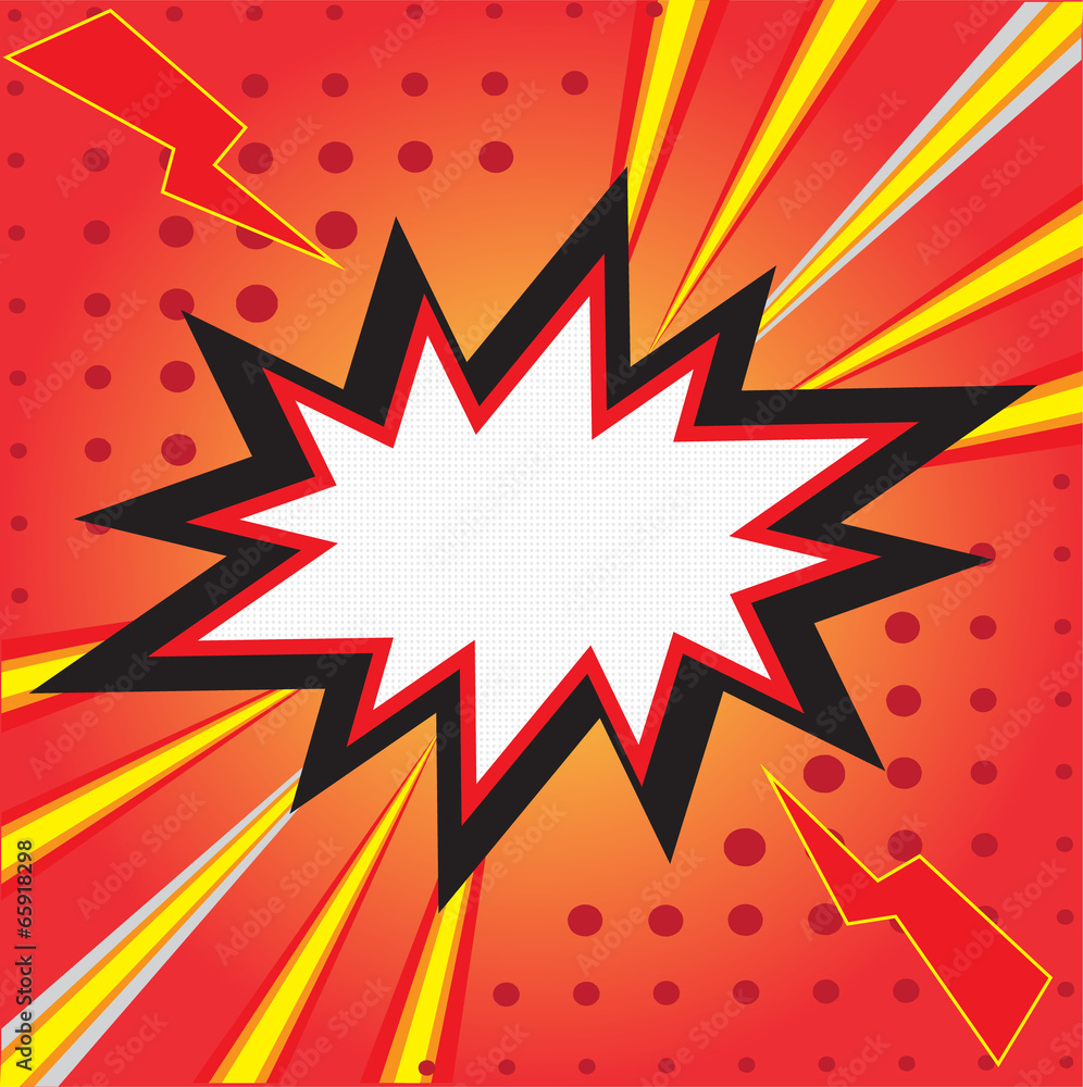 Blank comic speech bubbles design for comic background Blank comic speech bubbles design for comic background