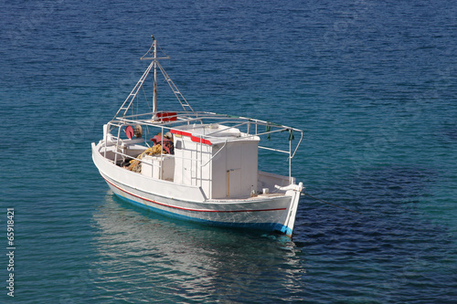 Fischerboot in der Ägäis