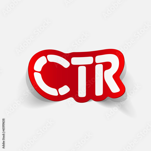 realistic design element: ctr