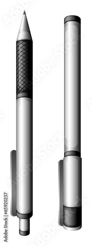 A topview of the two ballpens