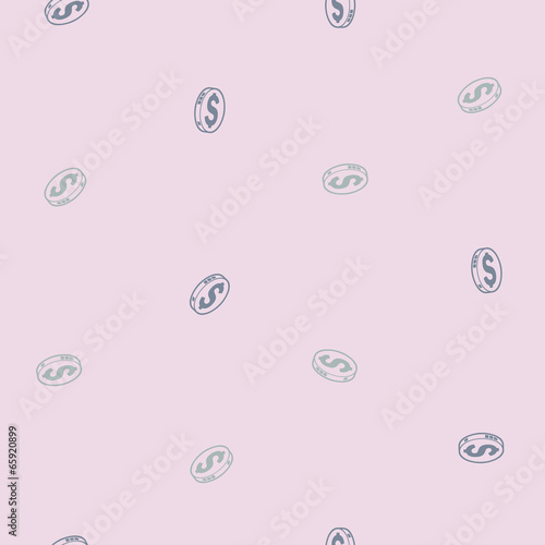 seamless background: money