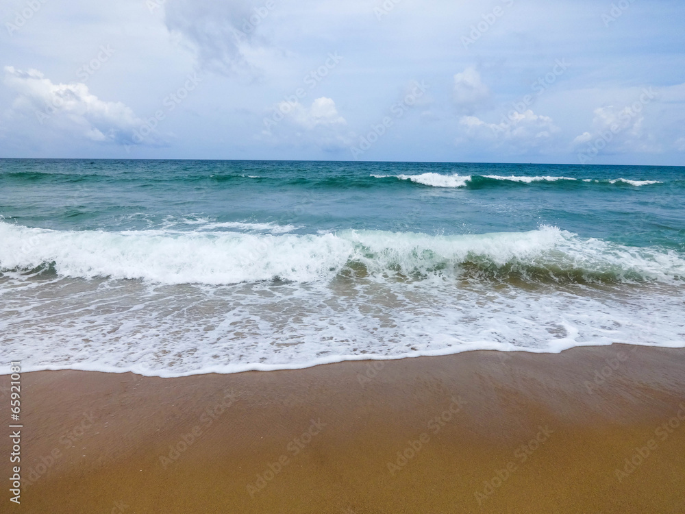 Exotic Beach & Blue Sea in Phuket, Thailand