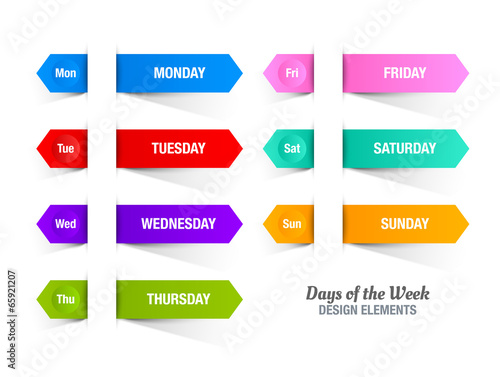 Days of the week