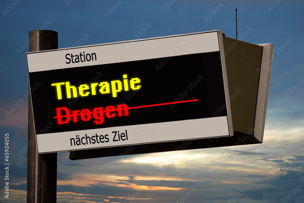 Anzeigetafel 4 - Drogentherapie