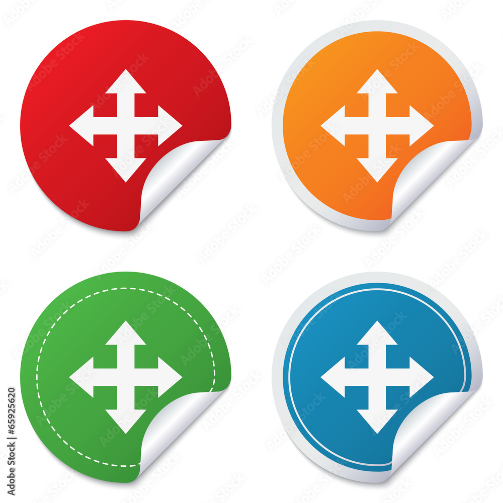 Fullscreen sign icon. Arrows symbol. Fullscreen sign icon. Arrows symbol.