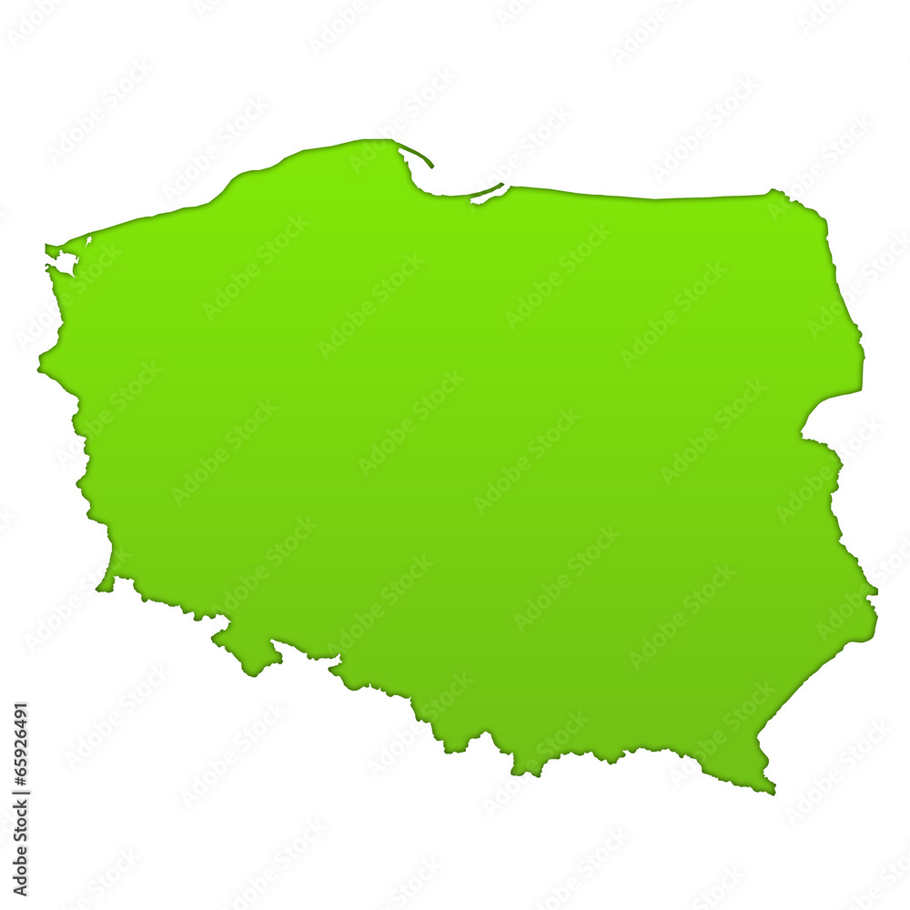 Poland country icon map Poland country icon map
