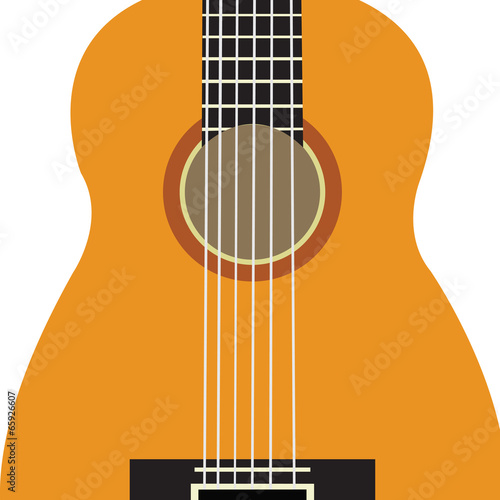 Body of a guitar