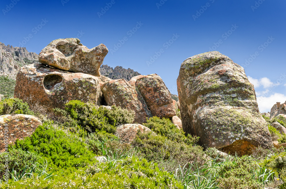 Sardegna, Gerrei, panorama selvaggio Sardegna, Gerrei, panorama selvaggio