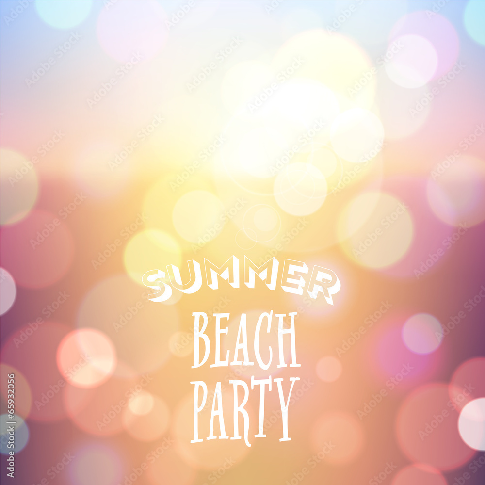 Obraz premium Summer holiday tropical beach background