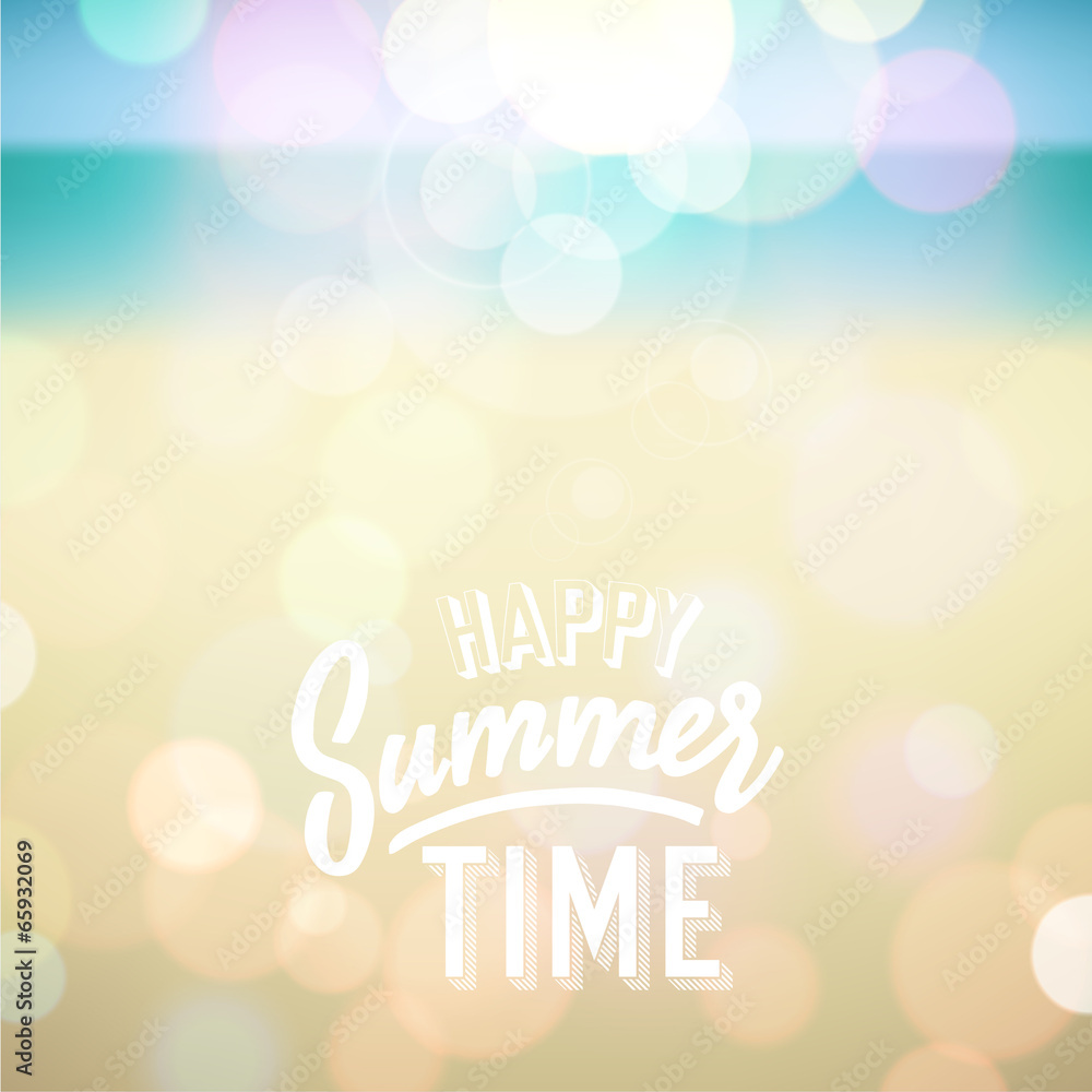 Naklejka premium Tło wakacje tropikalnej plaży