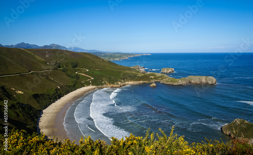 Torimbia beach, Asturia, Spain