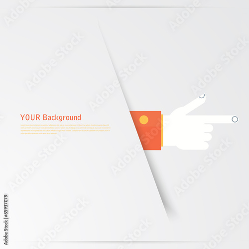 Business hands gestures design elements. isolated