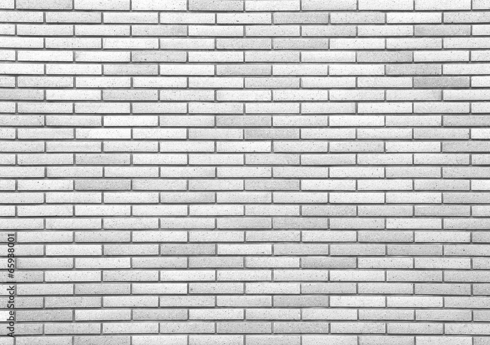 Fototapeta premium New white brick wall background and texture