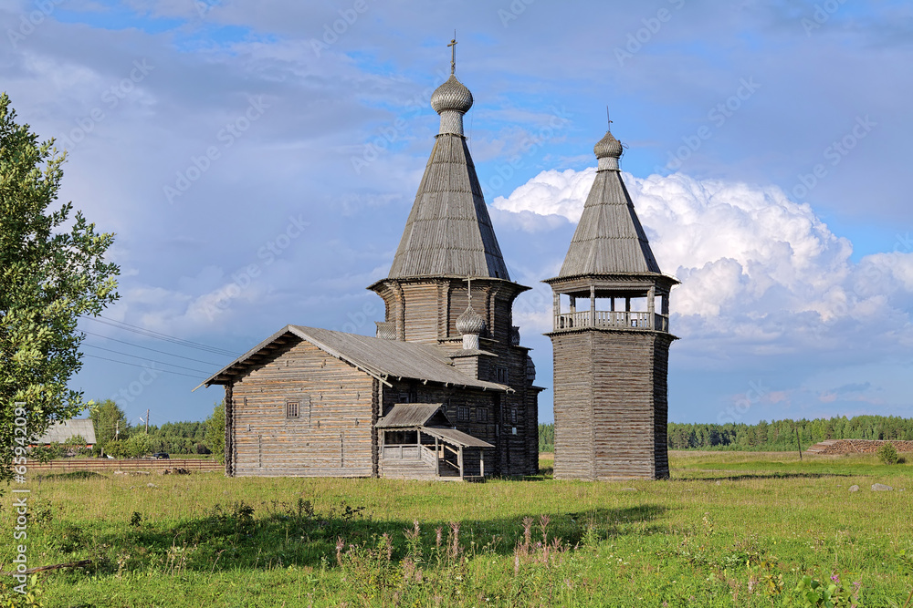 St. John Chrysostom church in Saunino village, Russia