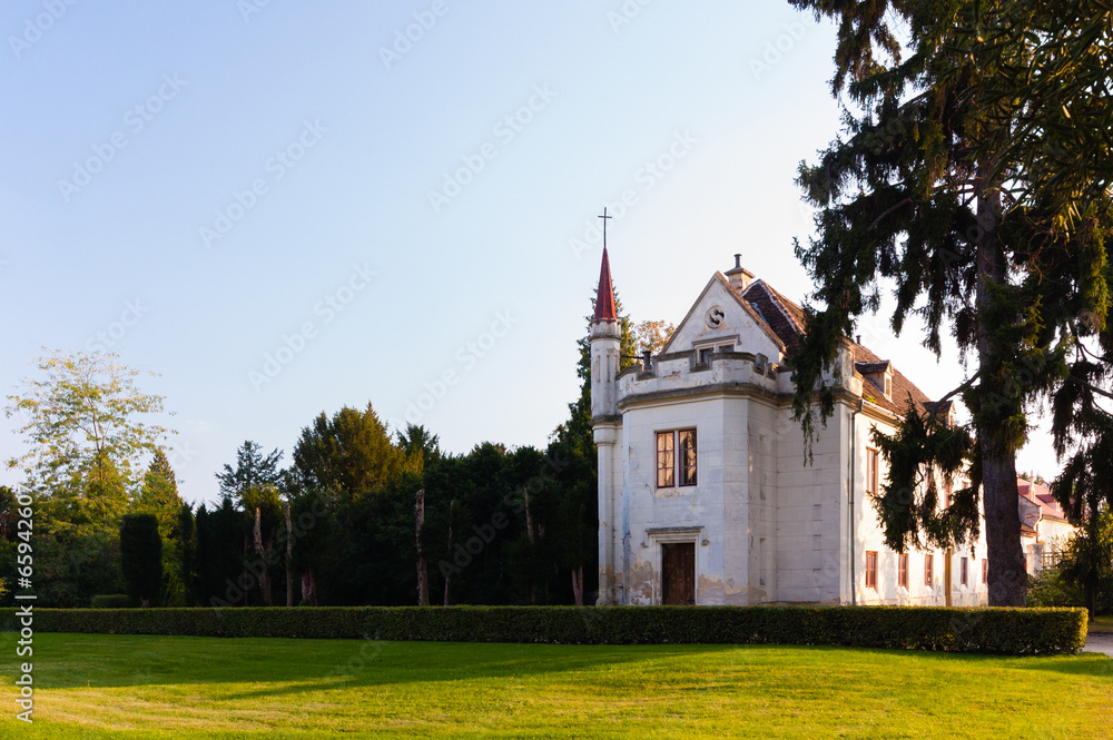 Lednice Palace in Moravia