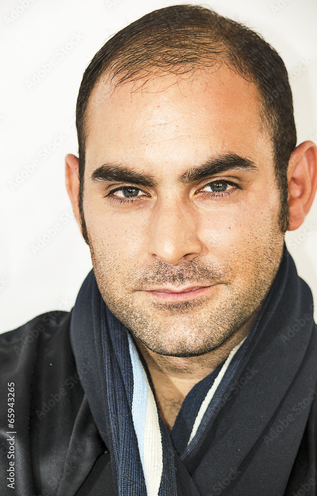 Fototapeta premium Portrait of a mediterranean man