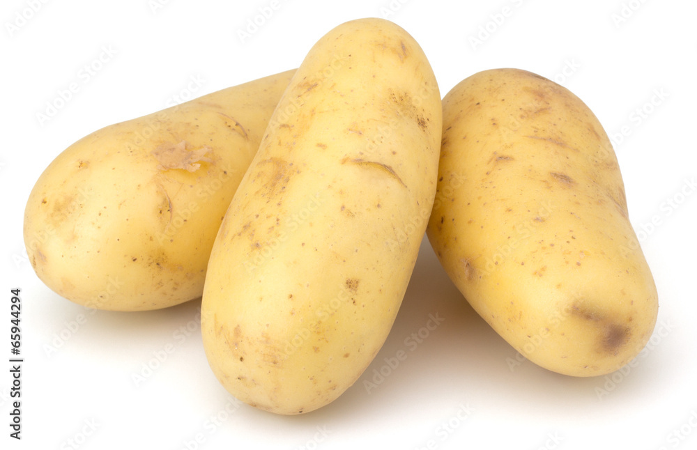 Potatoes isolated on white background Potatoes isolated on white background