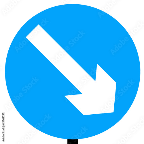Keep right traffic sign Free Download Keep right traffic sign - GFXLoad