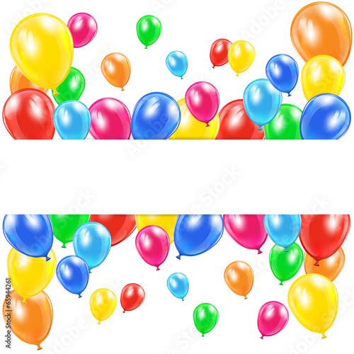 Balloons background