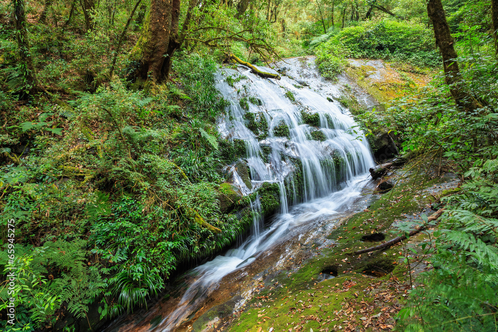 Lad Sadet waterfall, Doi Inthanon National Park, Chiang Mai, Tha Lad Sadet waterfall, Doi Inthanon National Park, Chiang Mai, Tha