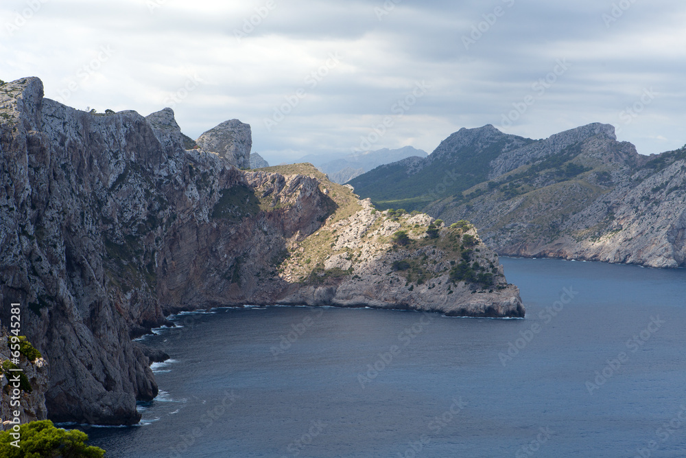 Fototapeta premium Cape Formentor on Majorca, Balearic island, Spain