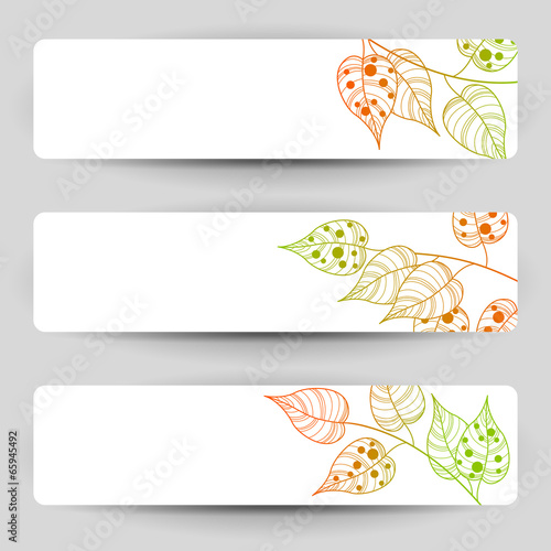autumn banners