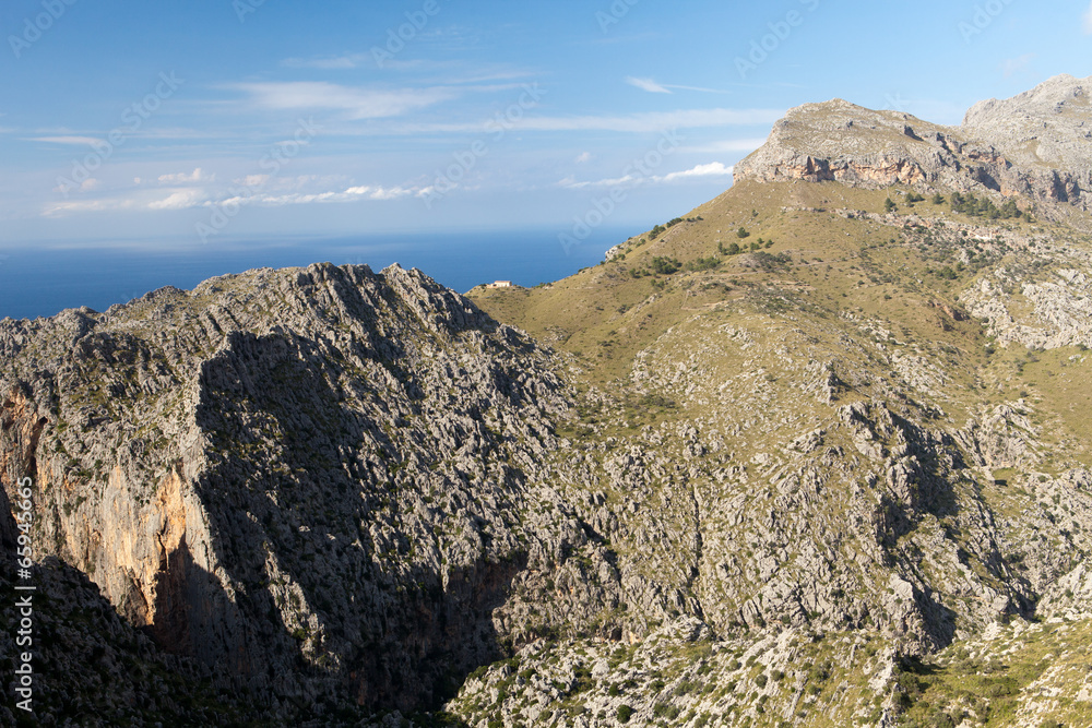 Serra de Tramuntana - mountains on Mallorca, Spain