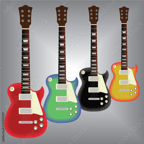 Electric guitars photo