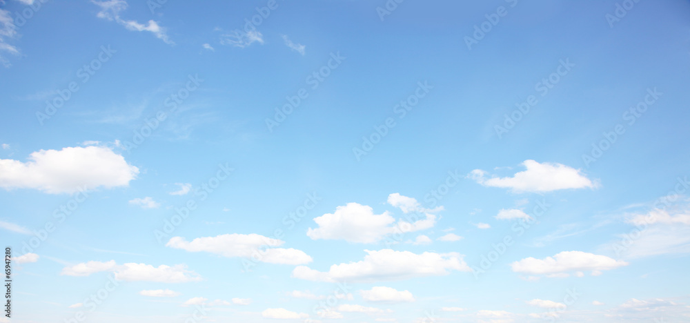 Obraz premium Piękne błękitne niebo