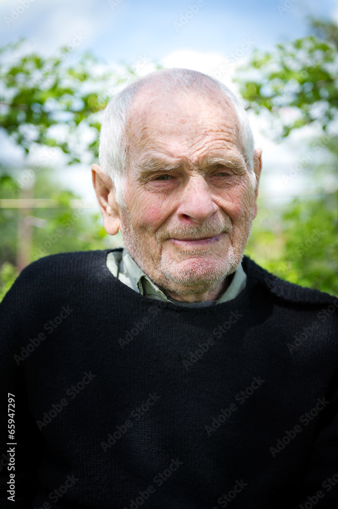80 plus year old senior man posing for a portrait 80 plus year old senior man posing for a portrait