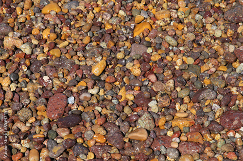 bunte Steine am Strand