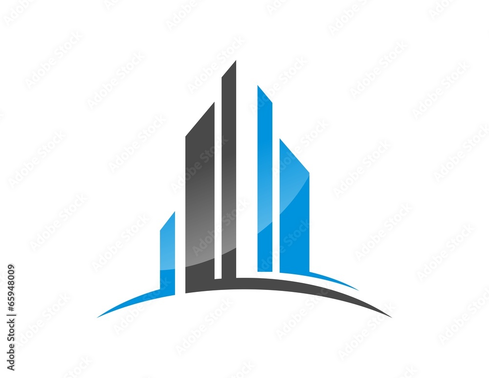 logo real estate house buildings tower logo real estate house buildings tower