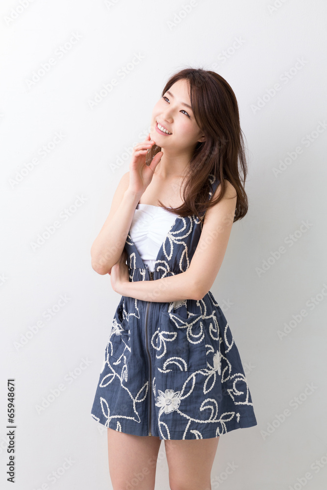 笑顔の女性 笑顔の女性