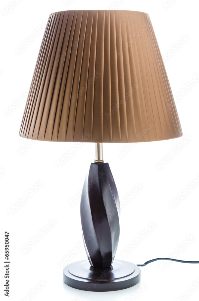 Table lamp isolated on white Table lamp isolated on white