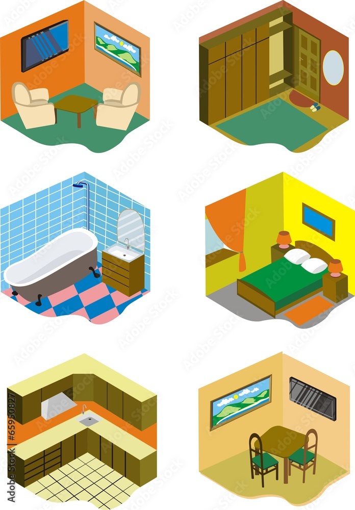 Rooms in the home Rooms in the home