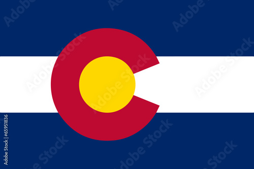 Colorado State Flag photo