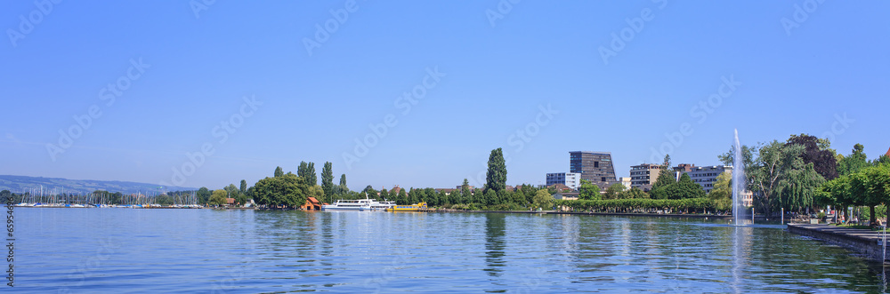 Lake Zug and Zug city