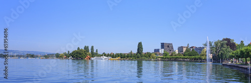 Lake Zug and Zug city