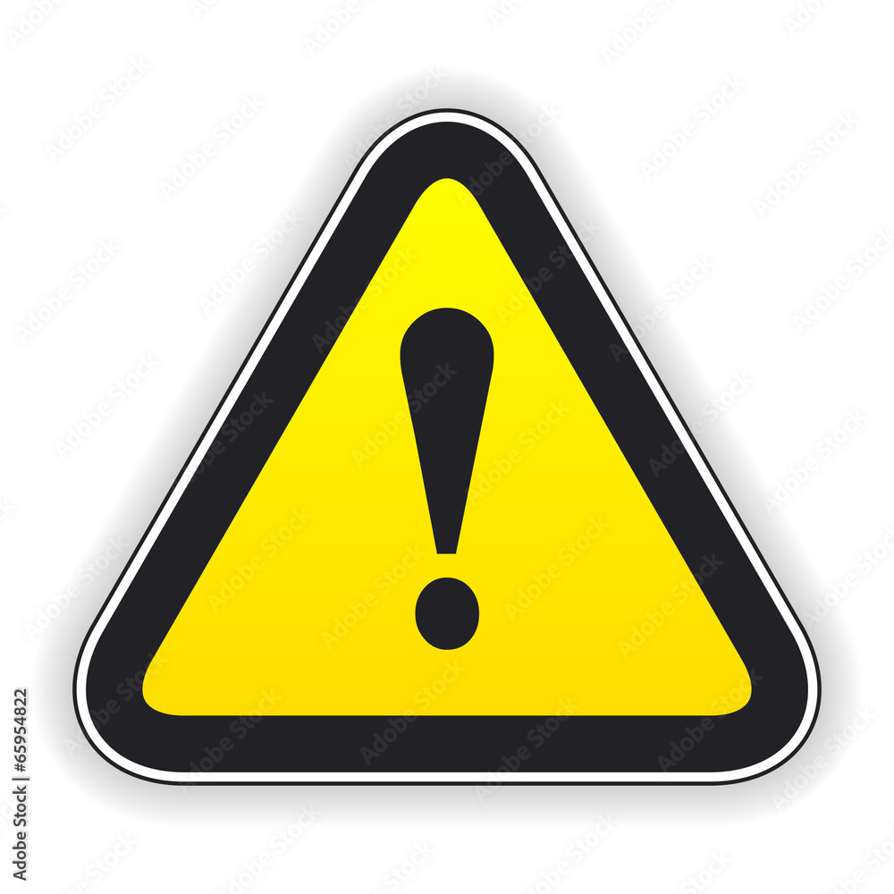 Attention sign. Vector illustration. Attention sign. Vector illustration.