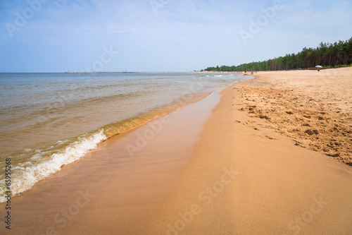 Baltic Sea beach in Poland