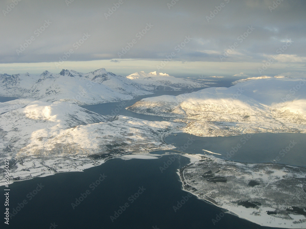 Tromsoe, Norwegen - Luftbild
