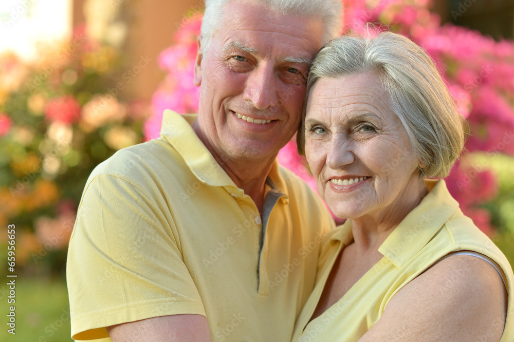Happy elder couple Happy elder couple
