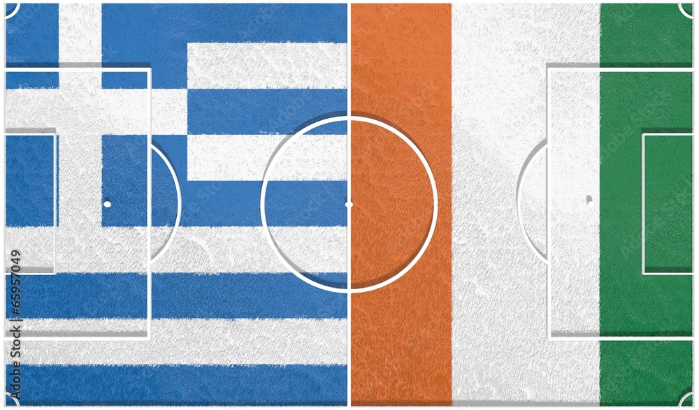 greece vs ivory coast group c 2014, football field