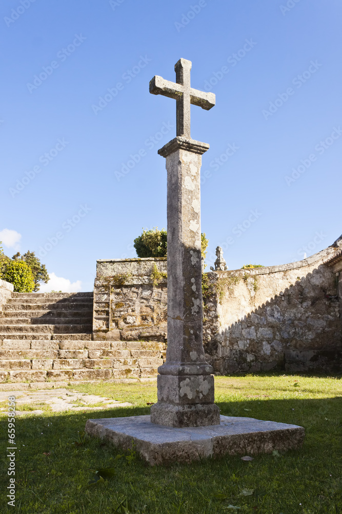 Cross in Castro Park, Vigo. Cross in Castro Park, Vigo.