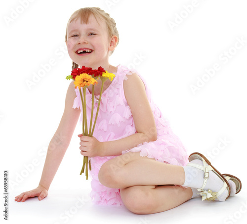 pensive young girl